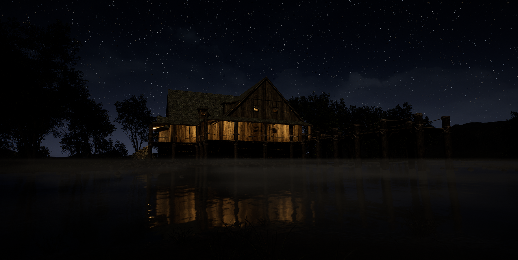 LakeHouseNight